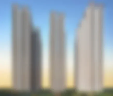 Residential towers at dusk, artist impression