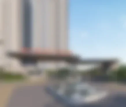Grand entrance and arrival court, artist impression